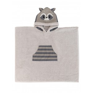 Poncho Kids Bath RACOON