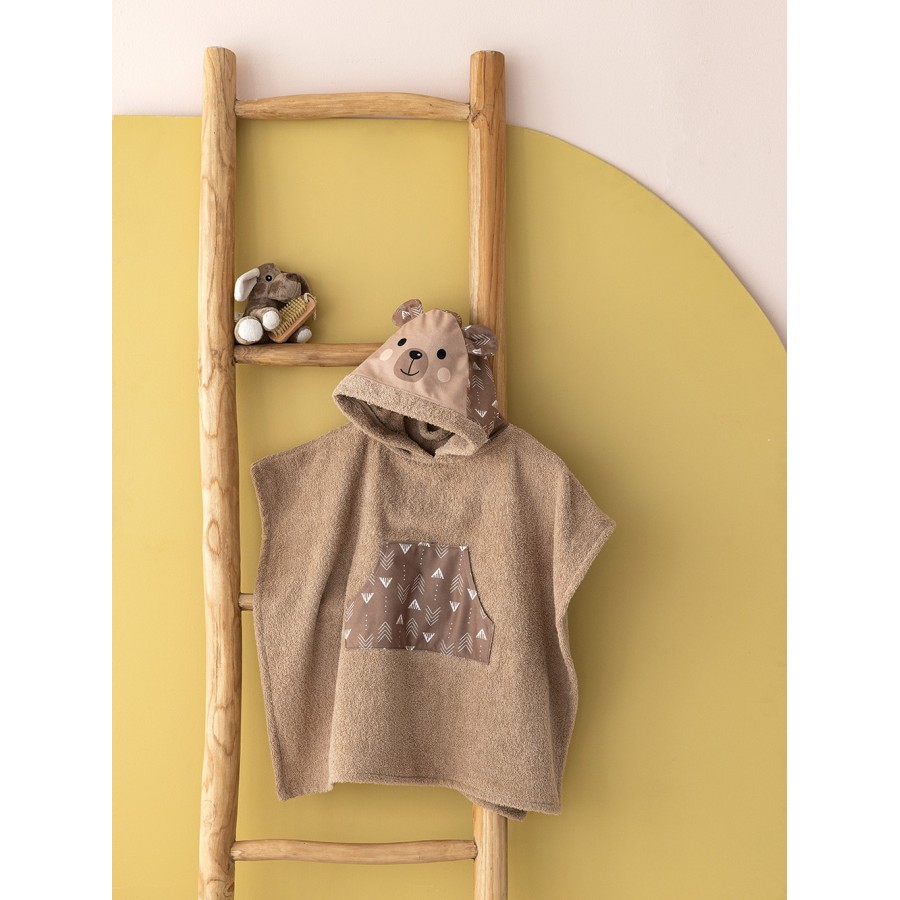 Poncho Kids Bath TEDDY