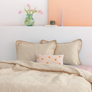 Σετ Κουβερλί υπέρδιπλο 220x240 MORGAN CREME
