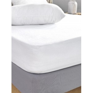 Καλύμματα μαξιλαριών White Comfort 50x70 JERSEY-WATERPROOF