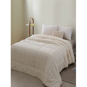 Κουβερτοπάπλωμα Υπέρδιπλο Etta Ecru 220X240 Palamaiki