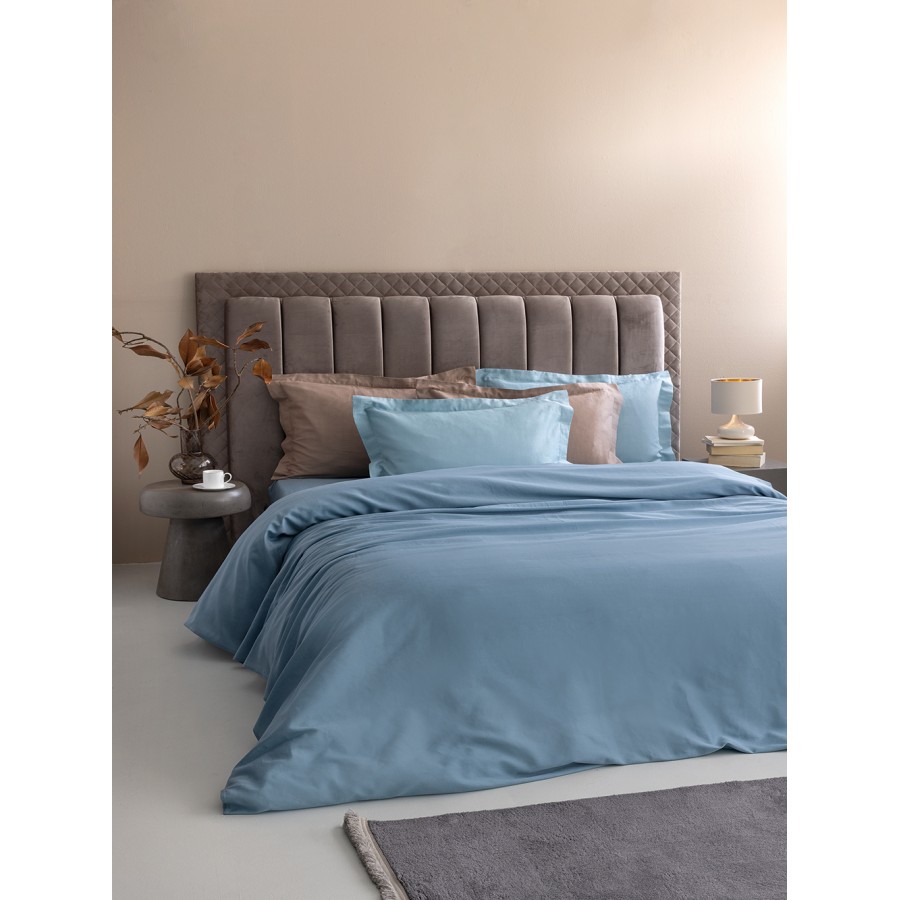 Σετ Σεντόνια King Size 4Τμχ Posh Sateen Denim 285X270 Palamaiki Σετ Σεντόνια King Size 4Τμχ Posh Sateen Denim 285X270 Palamaiki