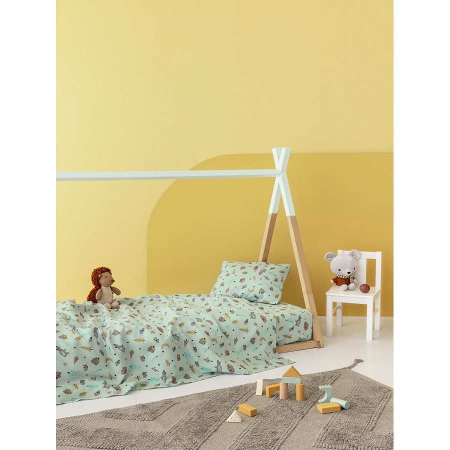Σετ Μονά Σεντόνια Floufi 170x265 FF101 Χωρίς Λάστιχο