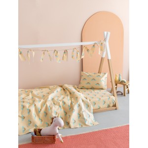 Σετ Σεντόνια Μονά Με Λάστιχο 3Τμχ FF102 110X200+32 Palamaiki