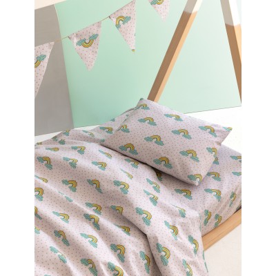 Σετ Σεντόνια Κούνιας Με Λάστιχο 3Τμχ FF103 75X140+15 Palamaiki