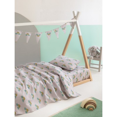 Σετ Σεντόνια Κούνιας Με Λάστιχο 3Τμχ FF103 75X140+15 Palamaiki