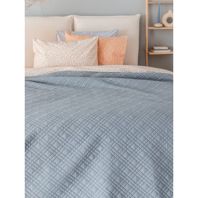 Κουβερλί Υπέρδιπλο Pitha Grey 220X240 Palamaiki Κουβερλί Υπέρδιπλο Pitha Grey 220X240 Palamaiki