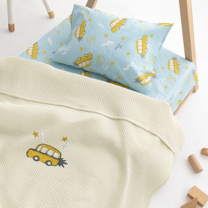 Κουβέρτα Πικέ Αγκαλιάς Baby Blankets 80x110 CANDY/2 CREAM