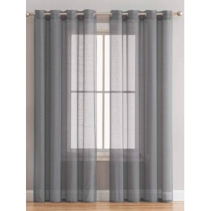 Κουρτίνα Με Τρουκς Bele Grey 140X260 Palamaiki