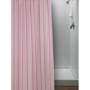 Κουρτίνα Μπάνιου 180x200 STRIPE PINK