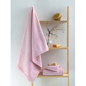 Σετ Πετσέτες Μπάνιου 3Τμχ Harvey Pink Palamaiki