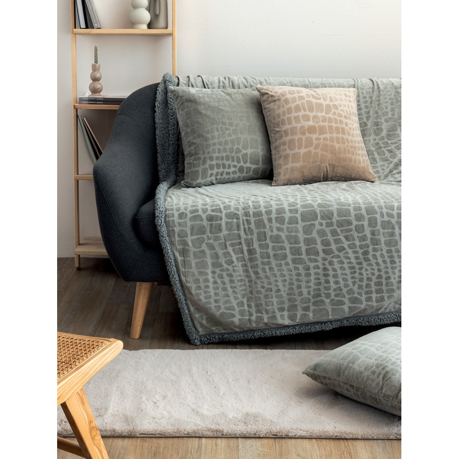 Κουβέρτα Μονή FLo Grey 160X240 Palamaiki Κουβέρτα Μονή FLo Grey 160X240 Palamaiki