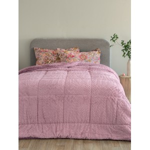 Κουβερτοπάπλωμα Μονό Mozza Mov 160X220 Palamaiki