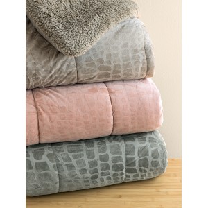 Κουβερτοπάπλωμα Υπέρδιπλα FLo Rose 220X240 Palamaiki