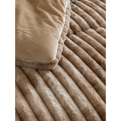 Κουβερτοπάπλωμα Υπέρδιπλο Tidi/2 Beige 220X240 Palamaiki
