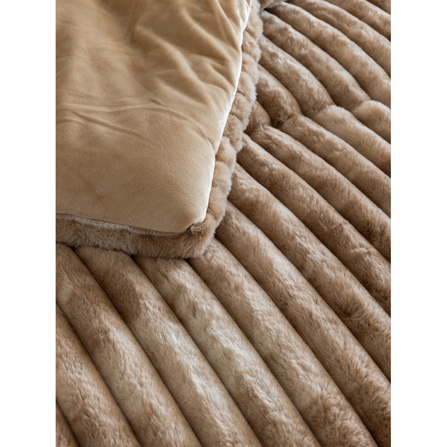 Κουβερτοπάπλωμα Υπέρδιπλο Tidi/2 Beige 220X240 Palamaiki