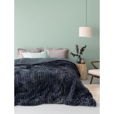 Κουβερτοπάπλωμα Υπέρδιπλο Tidi/2 Grey 220X240 Palamaiki