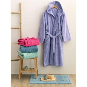 Παιδικό Μπουρνούζι Με Κουκούλα 10-12 Junior Aqua Palamaiki