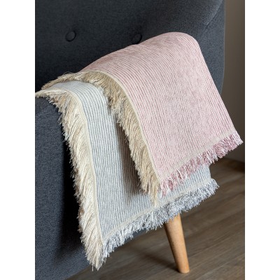 Ριχτάρι Διθέσιου Καναπέ Agnes Grey 180X250 Palamaiki