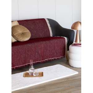 Ριχτάρι Διθέσιου Καναπέ Tuna/2 Bordo 180X250 Palamaiki