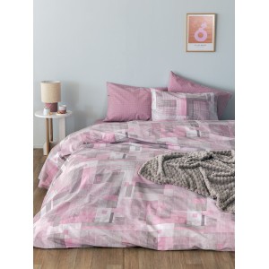 Σετ Παπλωματοθήκη Υπέρδιπλη 3Τμχ FL6252 240X250 Palamaiki