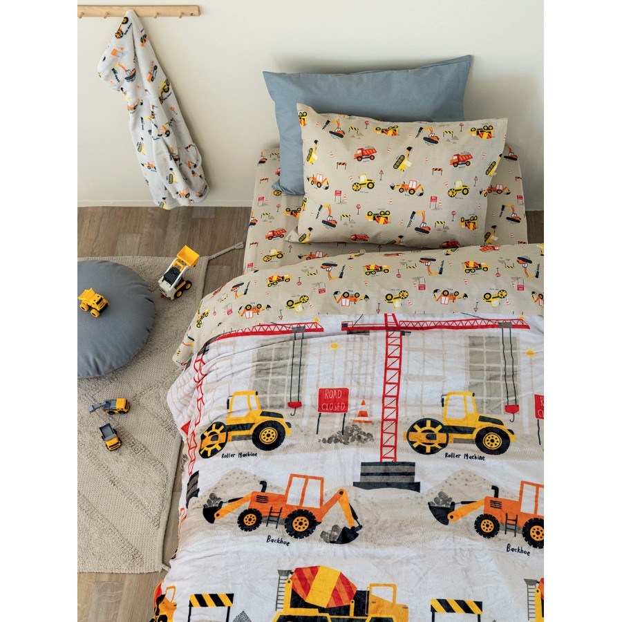 Σετ Σεντόνια Κούνιας Με Λάστιχο 3Τμχ Mk761 70X140+15 Palamaiki