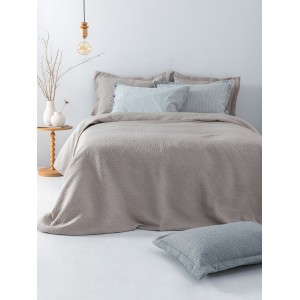 Κουβέρτα Μονή Zoe Beige 170X260 Palamaiki