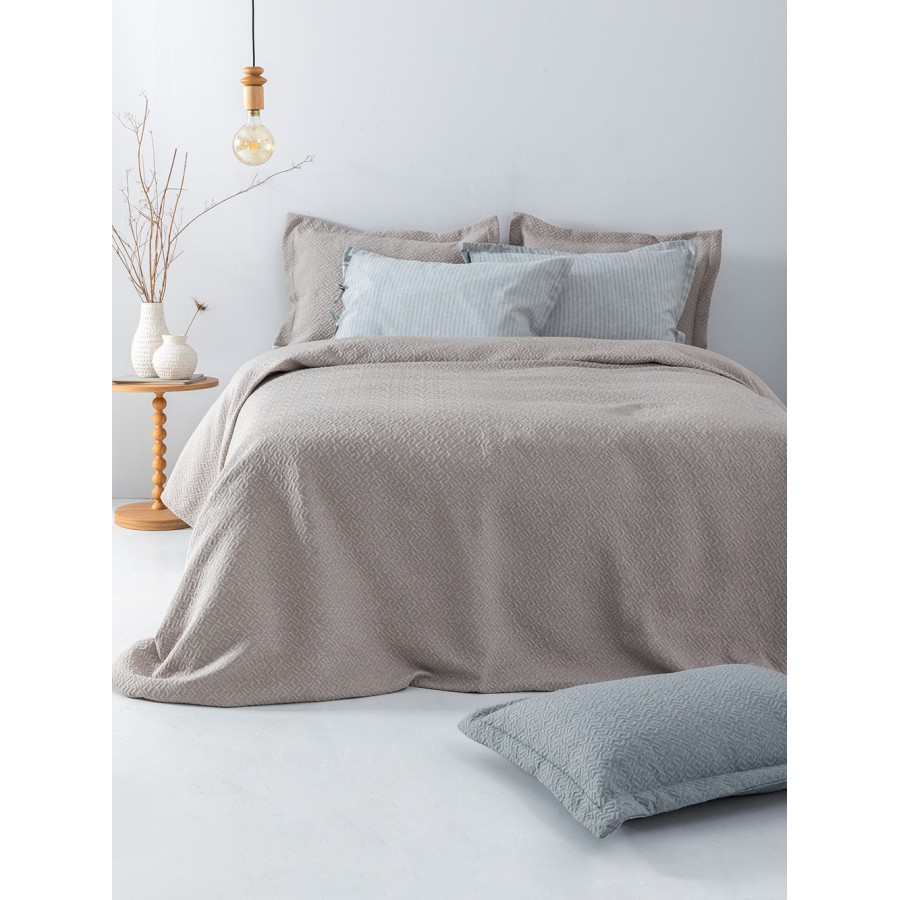 Κουβέρτα Matelasse 230X260 ZOE BEIGE