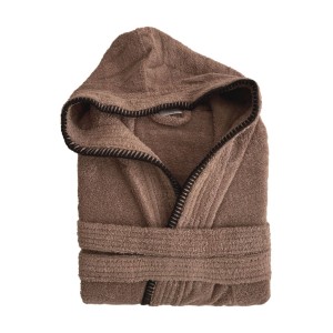 Μπουρνούζι Με Κουκούλα XX-Large  Bridge Taupe Palamaiki