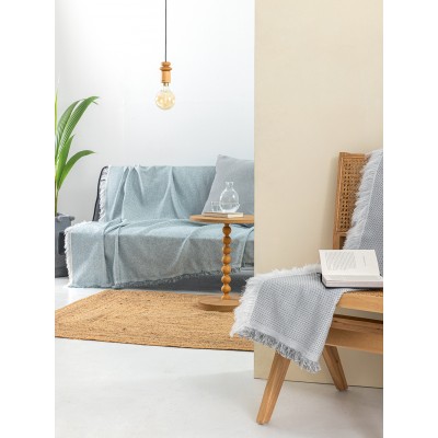 Ριχτάρι Διθέσιου Καναπέ Kiki Mint 180X250 Palamaiki