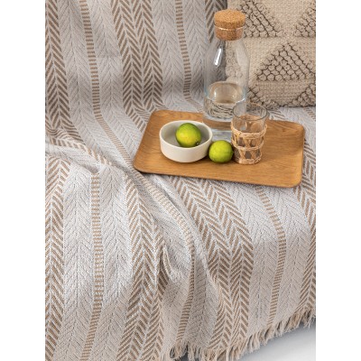 Ριχτάρι Τετραθέσιου Καναπέ Trim Beige 180X320 Palamaiki