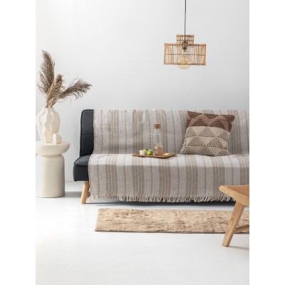 Ριχτάρι Τετραθέσιου Καναπέ Trim Beige 180X320 Palamaiki