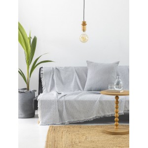 Ριχτάρι Τριθέσιου Καναπέ Kiki Grey 180X300 Palamaiki