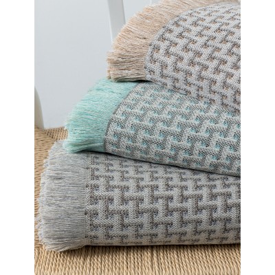 Ριχτάρι Τριθέσιου Καναπέ Labi Beige 180X300 Palamaiki