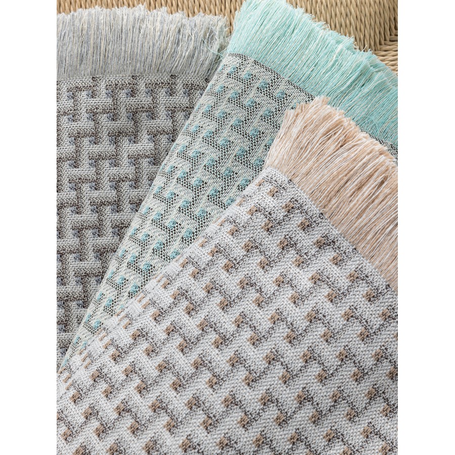 Ριχτάρι Τριθέσιου Καναπέ Labi Beige 180X300 Palamaiki
