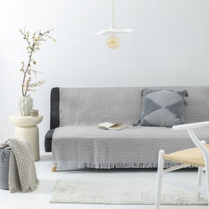 Ριχτάρι Τριθέσιου Καναπέ Labi Grey 180X300 Palamaiki
