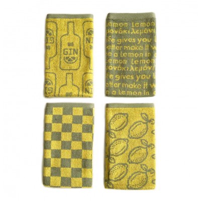 Σετ 4 Πετσέτες Κουζίνας Kitchen Towels 40x60 JACK100
