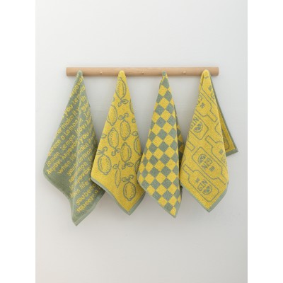Σετ 4 Πετσέτες Κουζίνας Kitchen Towels 40x60 JACK100