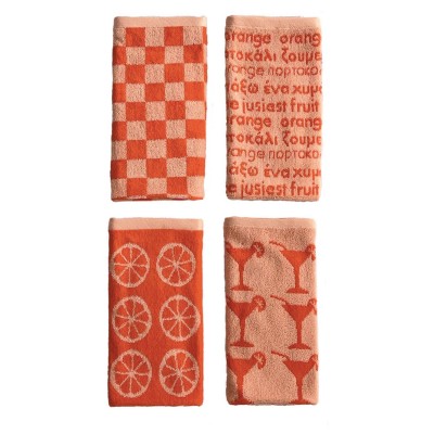Σετ 4 Πετσέτες Κουζίνας Kitchen Towels 40x60 JACK101