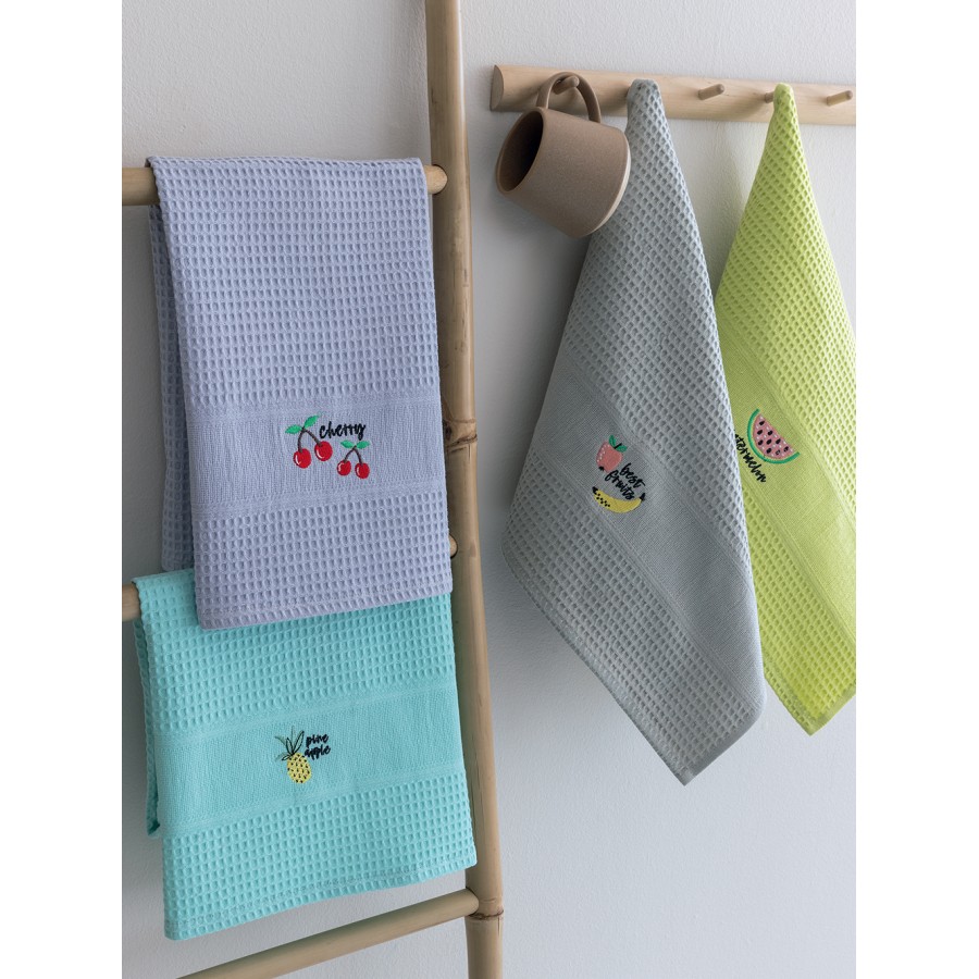 Σετ 4 Πετσέτες Κουζίνας Kitchen Towels 50x70 NORA101