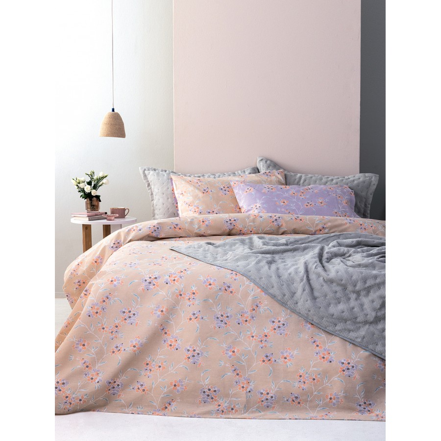 Σετ Διπλά Σεντόνια Fashion Life 200x260 FL6262