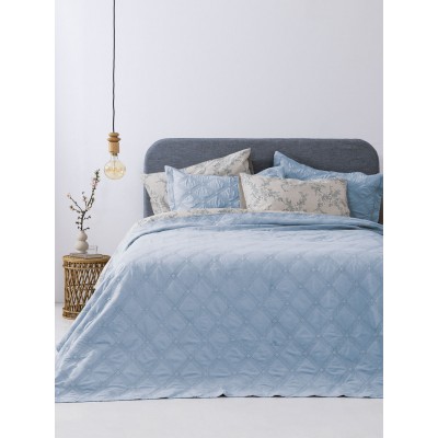 Σετ Κουβερλί King Size 3Τμχ Ifigeneia Denim 260X240 Palamaiki