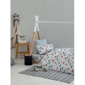 Σετ Σεντόνια Μονά Με Λάστιχο 3Τμχ Mk764 110X200+30 Palamaiki