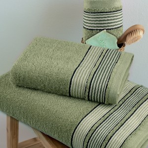 Σετ Πετσέτες Μπάνιου 3Τμχ Bela Green Palamaiki Σετ Πετσέτες Μπάνιου 3Τμχ Bela Green Palamaiki
