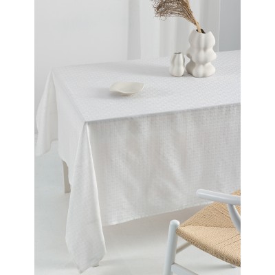 Τραπεζομάντηλο Αλέκιαστο Milly White 175X160 Palamaiki