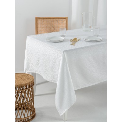 Τραπεζομάντηλο Αλέκιαστο Lita White 175X320 Palamaiki