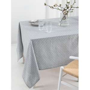 Τραπεζομάντηλο Αλέκιαστο Milly Grey 175X320 Palamaiki