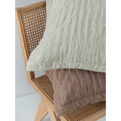 Ζεύγος μαξιλαροθήκες 50x70 Oxford TOT IVORY
