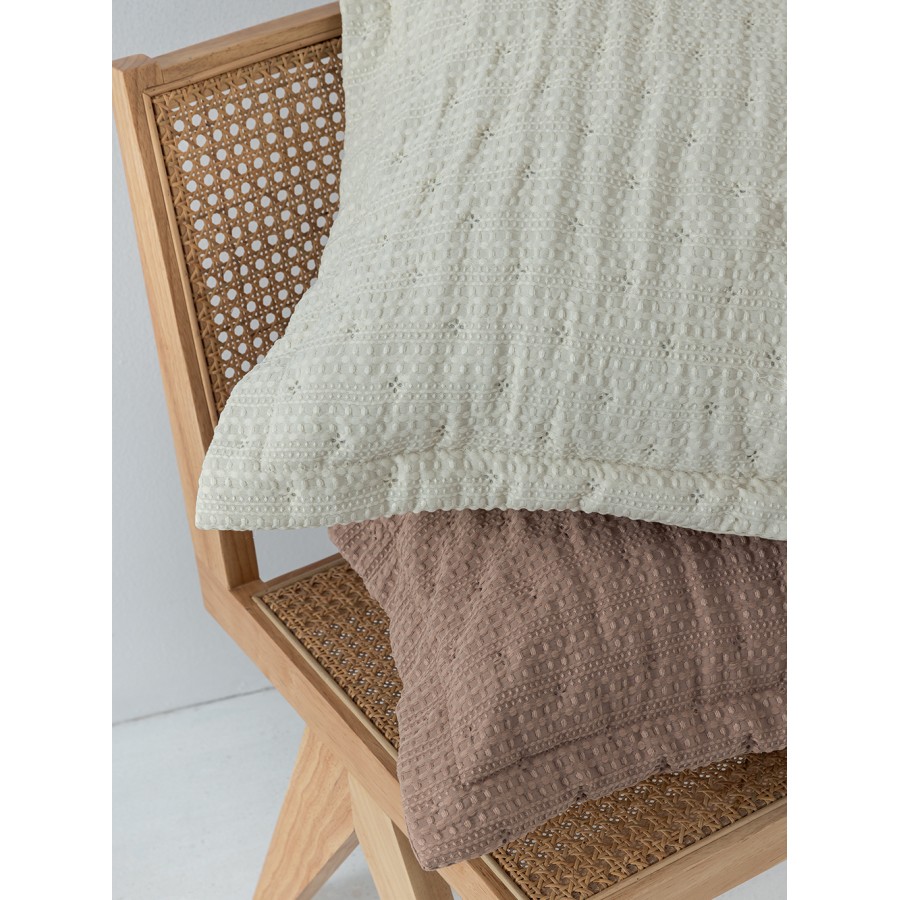 Ζεύγος μαξιλαροθήκες 50x70 Oxford TOT IVORY