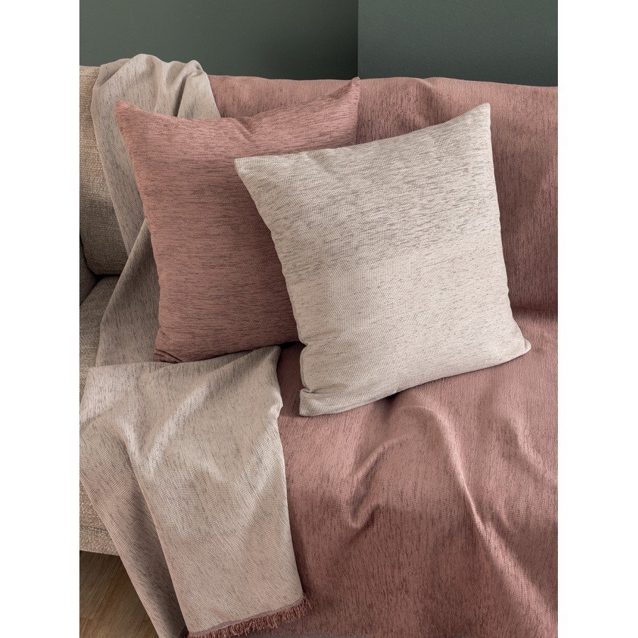 Διακοσμητική μαξιλαροθήκη Throws Collection Parva Pink 55X55 Palamaiki Διακοσμητική μαξιλαροθήκη Throws Collection Parva Pink 55X55 Palamaiki